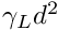 $ \gamma_L d^2 $